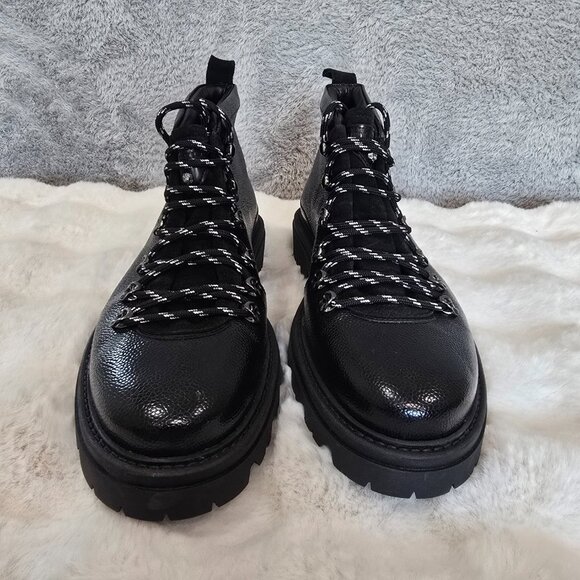 Kurt Geiger London Coniston Black Leather Hiker Boot Men\'s Size 44.5 or US 11.5 main image 9
